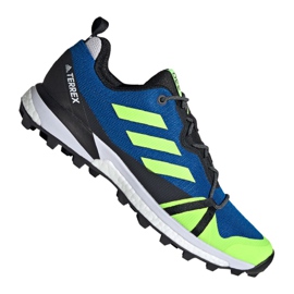 Buty adidas Terrex Skychaser Lt Hiking M EH2428 niebieskie wielokolorowe zielone