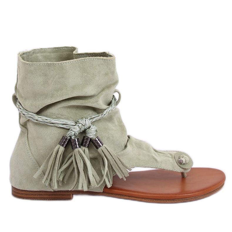 Japonki z cholewką zielone SL1011 Green