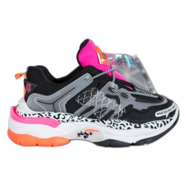 Bella Paris Sneakersy Z Kolorowymi Wstawkami wielokolorowe