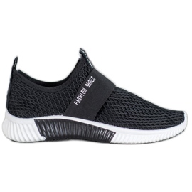 SHELOVET Wsuwane Buty Fashion Shoes czarne