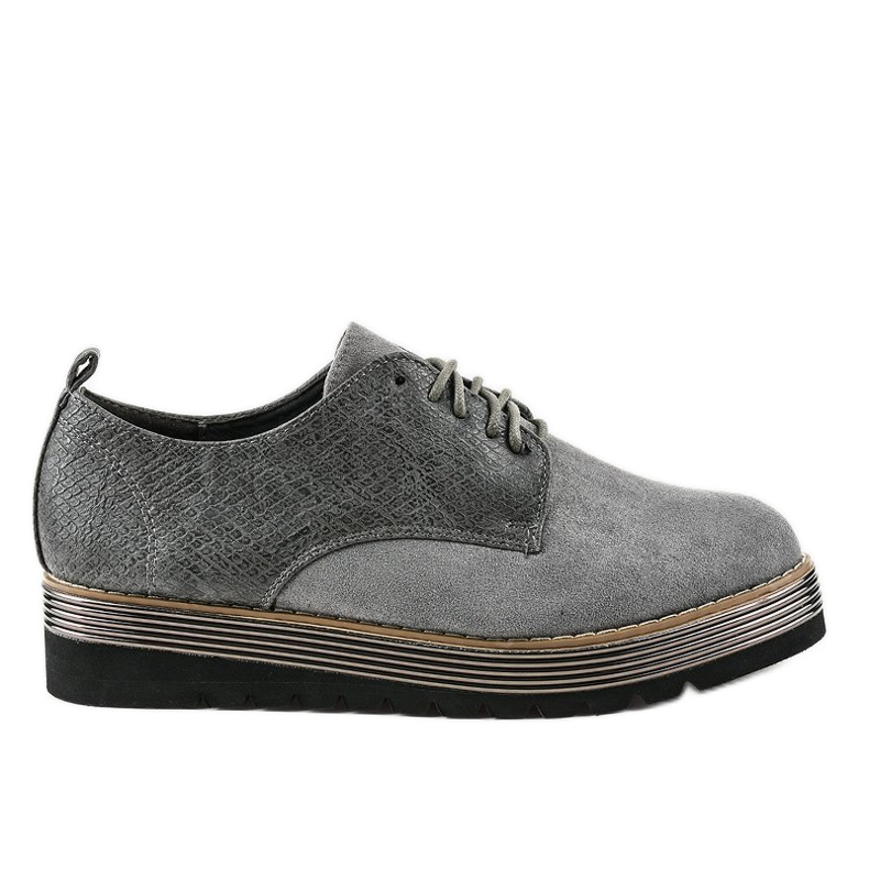 Szare Półbuty Jazzówki JN-31