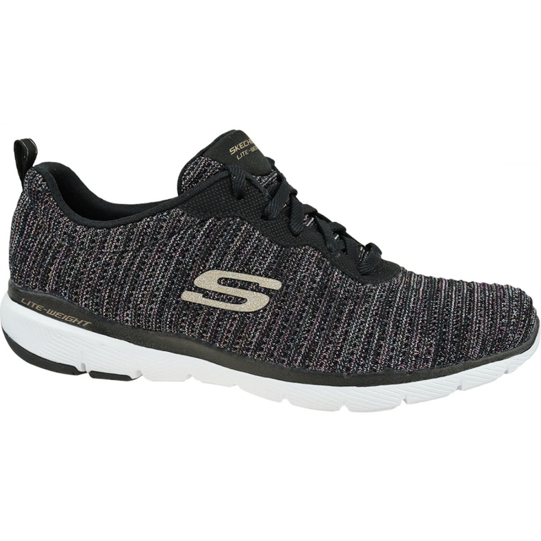 Buty Skechers Flex Appeal 3.0 Endless Glamour W 13071-BKMT czarne