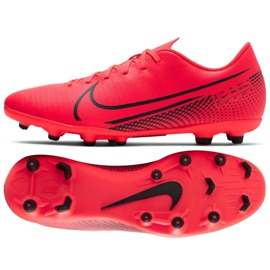 Buty piłkarskie Nike Mercurial Vapor 13 Club Fg Mg M AT7968-606 wielokolorowe pomarańcze i czerwienie