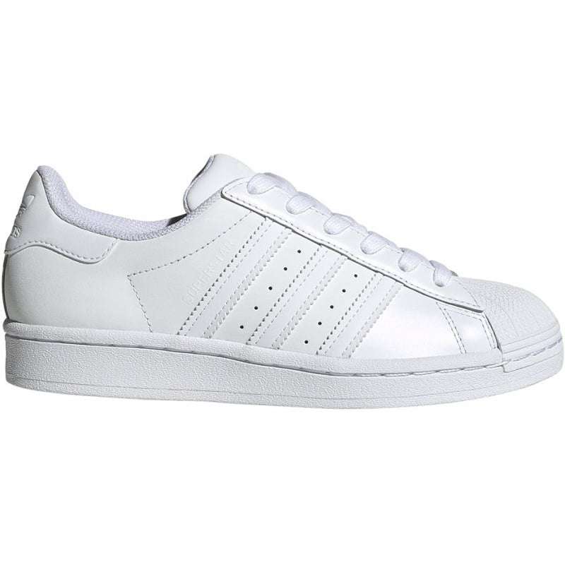 Buty dla dzieci adidas Superstar J białe EF5399 - ButyModne.pl