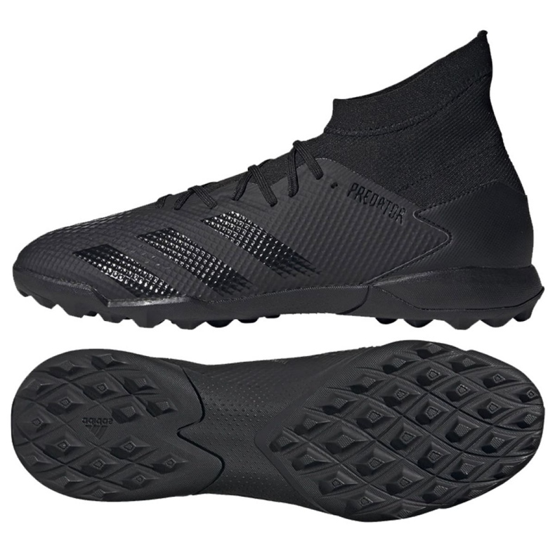 Buty piłkarskie adidas Predator 20.3 Tf M EE9577 czarne wielokolorowe