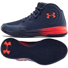 Buty do koszykówki Under Armour Gs Jet 2019 Jr 3022121-405 wielokolorowe granatowe