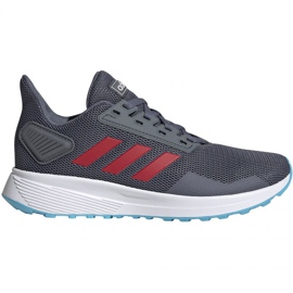 Buty adidas Duramo 9 K Jr EG7899 czerwone szare