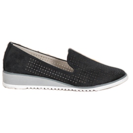 Goodin Lekkie Ażurowe Lordsy czarne