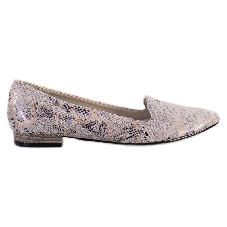 Goodin Baleriny Snake Print szare