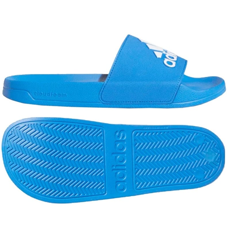 Klapki adidas Adilette Shower F34769 niebieskie