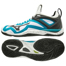Buty do piłki ręcznej Mizuno Wave Mirage 3 M X1GA195085 wielokolorowe niebieskie