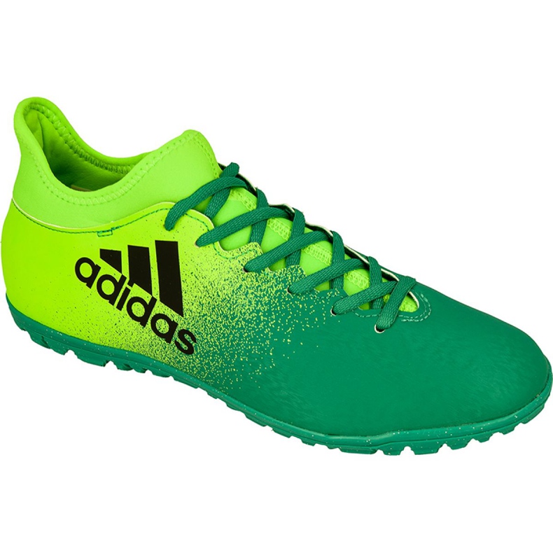 Buty piłkarskie adidas X 16.3 Tf M BB5875 zielone zielone