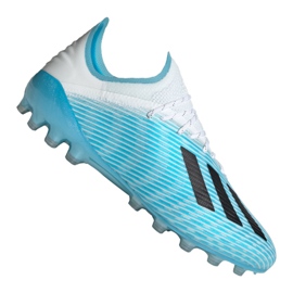 Buty adidas X 19.1 Ag M FU7040 niebieskie białe