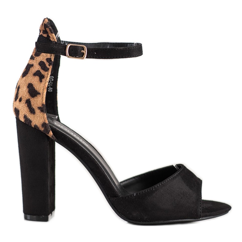 Goodin Czółenka W Kropki brązowe czarne