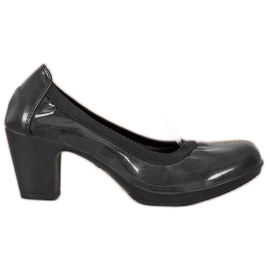 SHELOVET Wygodne Casualowe Czółenka czarne