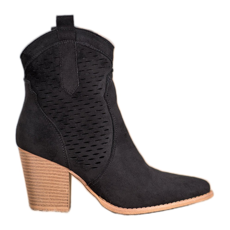 Seastar Ażurowe Kowbojki Na Słupku czarne