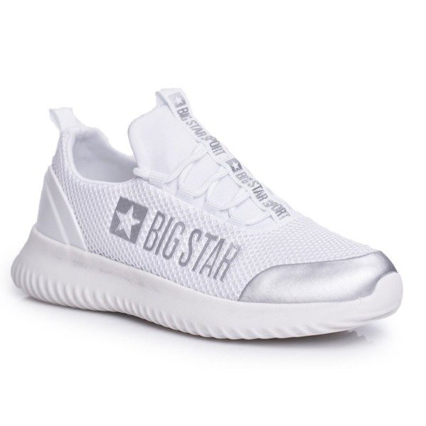 Białe obuwie sportowe damskie Big StarFF274A410