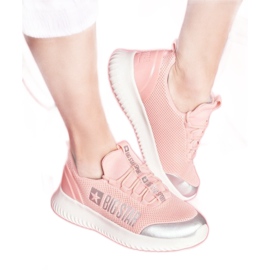 Różowe damskie buty sportowe Big Star FF274A413