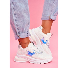 SEA Białe sportowe obuwie LA82