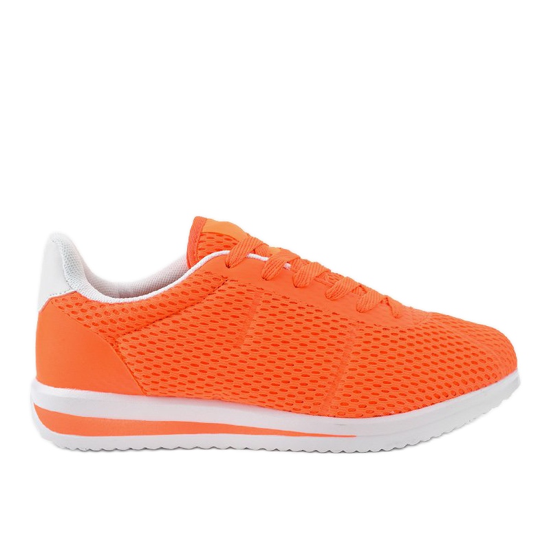 Pomarańczowe fluo damskie obuwie sportowe FXZ32-4