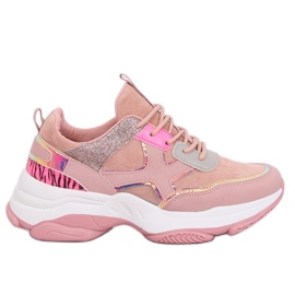 Buty sportowe różowe HL-12 Pink