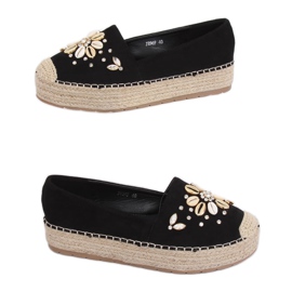 Espadryle damskie czarne JH96P Black