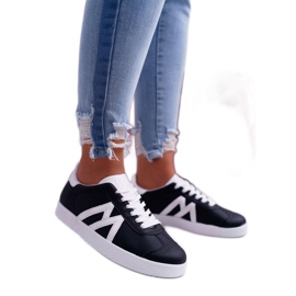 Czarne obuwie sportowe damskie PQ-33