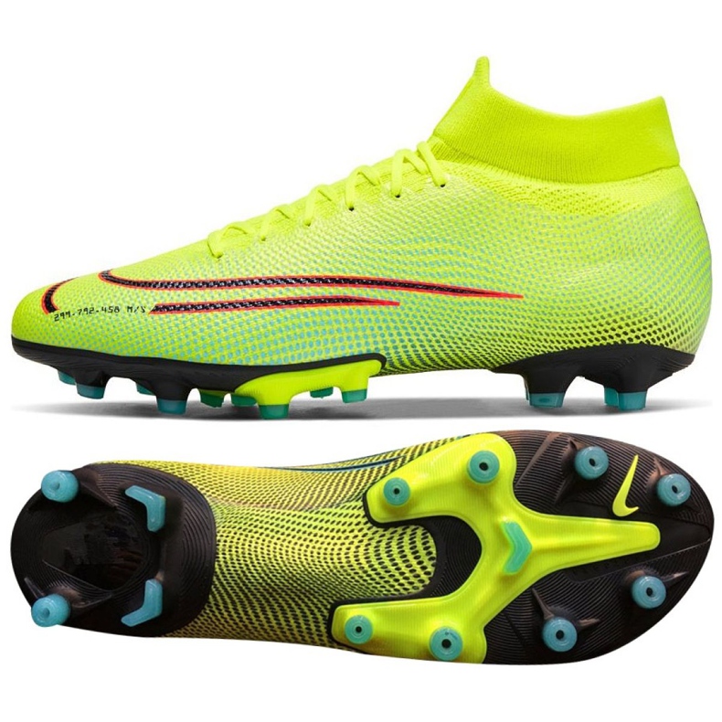 Buty piłkarskie Nike Mercurial Superfly 7 Pro Mds Ag Pro M BQ5482-703 żółte wielokolorowe
