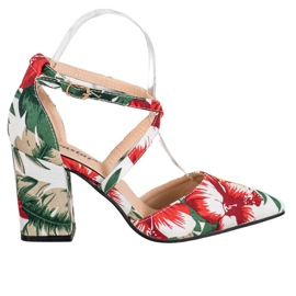 Seastar Casualowe Czółenka W Kwiaty wielokolorowe