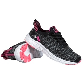 Ax Boxing Lekkie Buty Tekstylne czarne