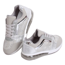 Buty sportowe damskie srebrne BL206 Silver Ii Gatunek szare