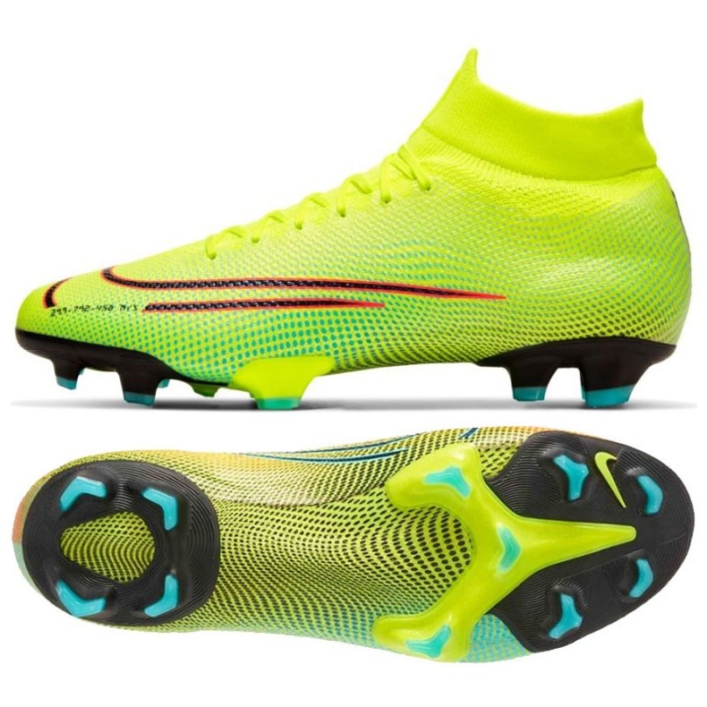 Buty piłkarskie Nike Mercurial Superfly 7 Pro Mds Fg M BQ5483-703 żółte żółte