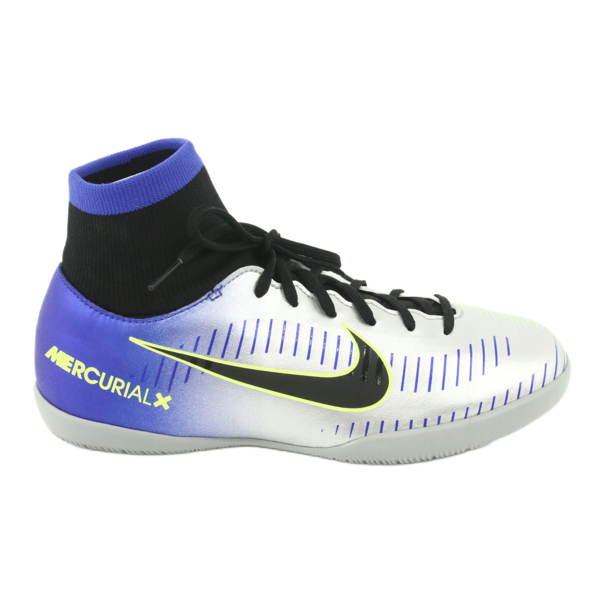 Buty halowe Nike Mercurial Victory 6 Df Njr Ic Jr 921491-407 srebrny