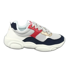 Lee Cooper Damskie buty sportowe 1275 szare/wielokolorowe