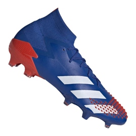 Buty piłkarskie adidas Predator 20.1 Fg M EG1600 niebieskie wielokolorowe