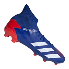 Buty piłkarskie adidas Predator 20.3 Fg M EG0964 niebieskie wielokolorowe