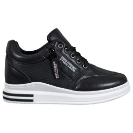 Weide Czarne Sneakersy Evolutions
