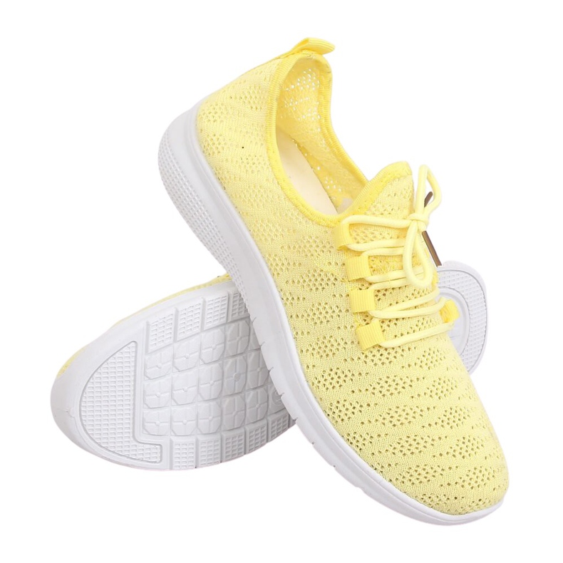 Buty sportowe żółte BB76 Yellow