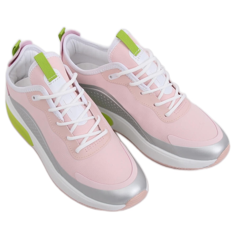 Buty sportowe damskie różowe YK106 GREY/PINK szare