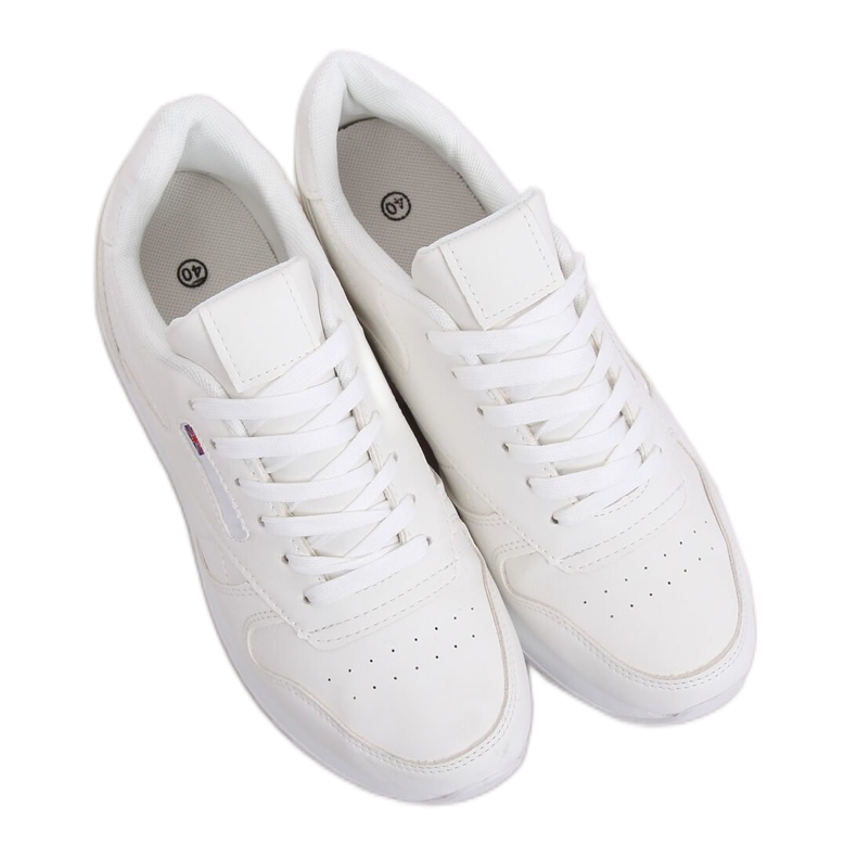 Buty sportowe damskie białe BK938 White