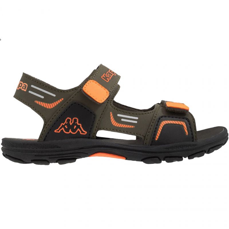Sandały Kappa Pure T Footwear Jr 260594T 3144 pomarańczowe zielone