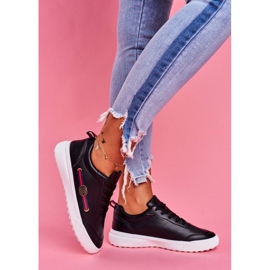 SEA Czarne sportowe obuwie damskie BL161