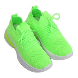 Buty sportowe neonowe ZH-6 Fluorescent Green zielone