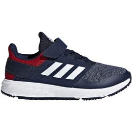 Buty adidas FortaFaito El K Jr F34122 granatowe