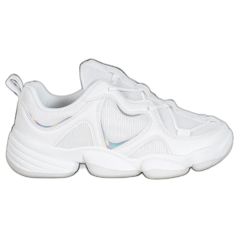 Kylie Stylowe Białe Sneakersy