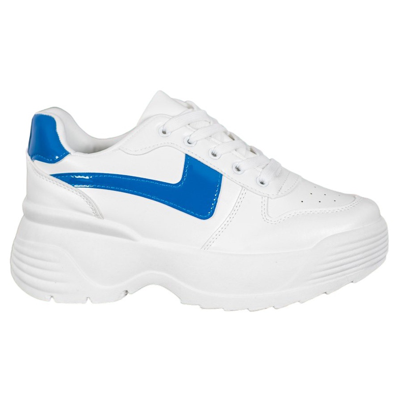 Kylie Sneakersy Na Platformie białe