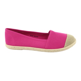 Wishot Espadryle balerinki 32-130 różowe
