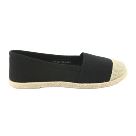 Wishot Espadryle balerinki 32-130 czarne