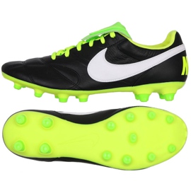 Buty piłkarskie Nike Premier Ii Fg M 917803 013 czarne wielokolorowe