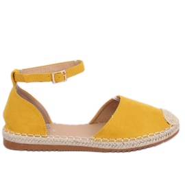 Espadryle damskie miodowe YSD810 Yellow żółte